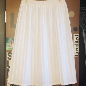 Midi Pleated Skirt